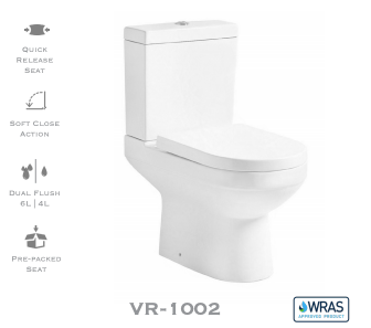 Fusion Pan & Cistern + Soft Close Seat